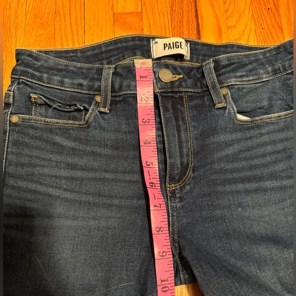 G Women's PAIGE Verdugo Ankle Denim Dark Wash Jeans - Picture 6 of 8